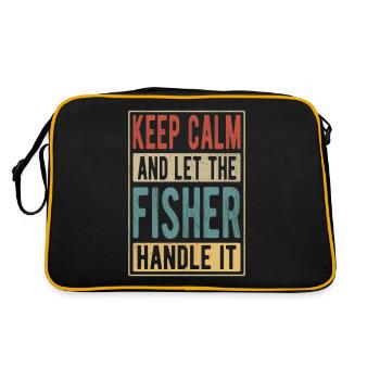 Fisher Retro Gift - Retro Bag - black/gold - Back