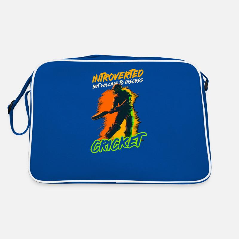 Cricket Player Introvert But Willing Discuss Retro Bag
