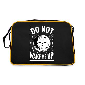 Do Not Wake Me Up 18 - Retro Bag - black/gold - Back