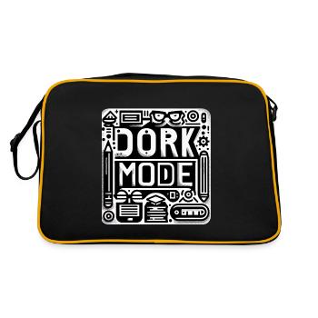 Mode Dork 11 - Sac Retro - noir/or - Dos