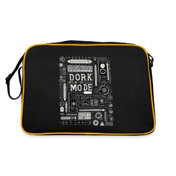 Mode Dork 13 - Sac Retro - noir/or - Dos