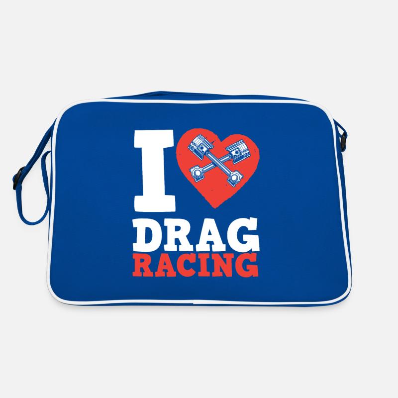 Cadeau de course de voiture drôle de course automobile Sac Retro