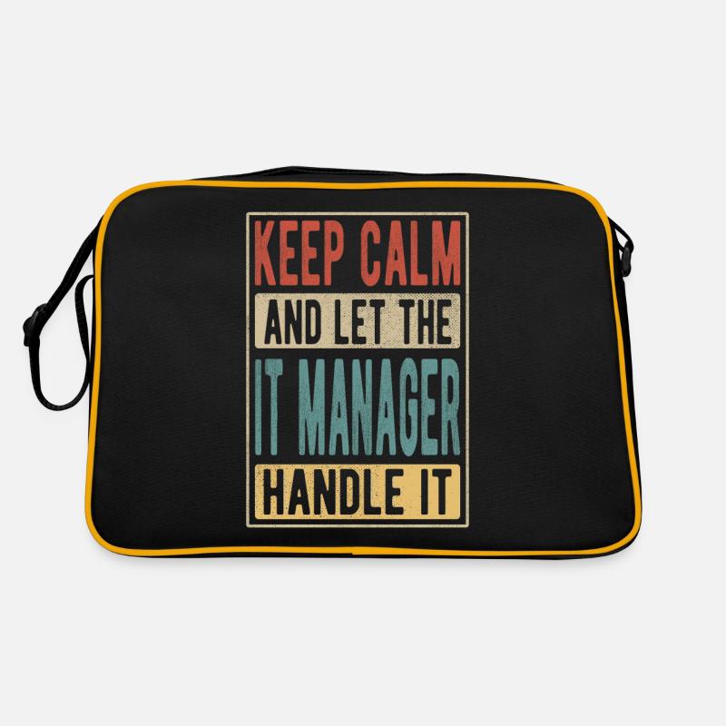 IT-Manager Retro-Geschenk Retro Tasche