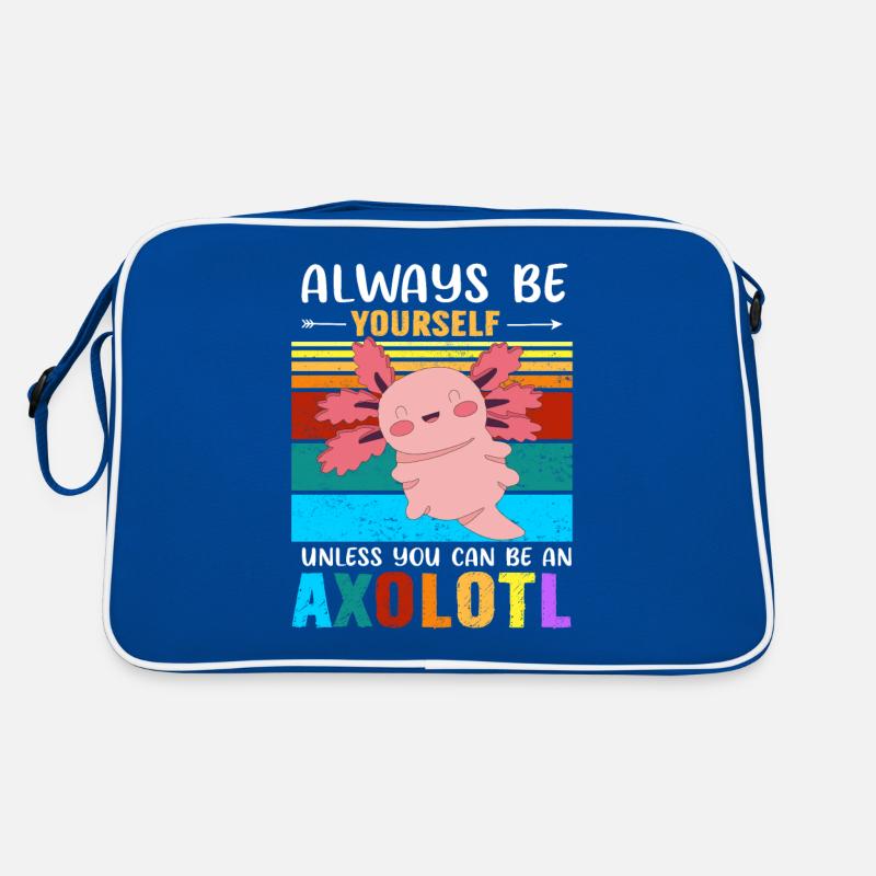 Sei immer du selbst, es sei denn, Du kannst ein Axolotl sein Retro Tasche
