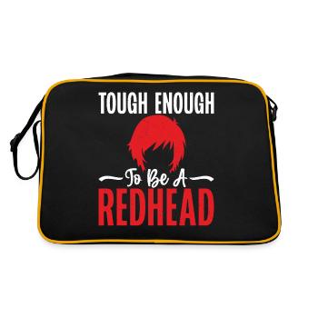 Redhead Gifts - Retro Tasche - Schwarz/Gold - Hinten