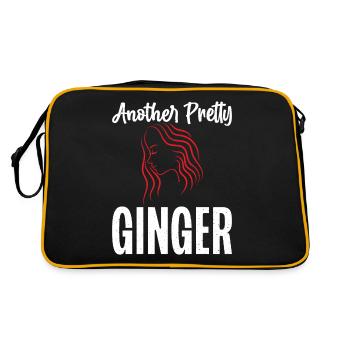 Redhead Gifts - Retro Tasche - Schwarz/Gold - Hinten