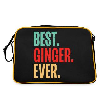 Redhead Gifts - Retro Tasche - Schwarz/Gold - Hinten