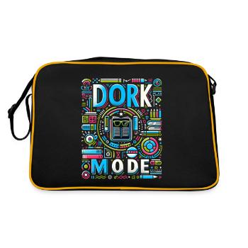 Mode Dork 14 - Sac Retro - noir/or - Dos