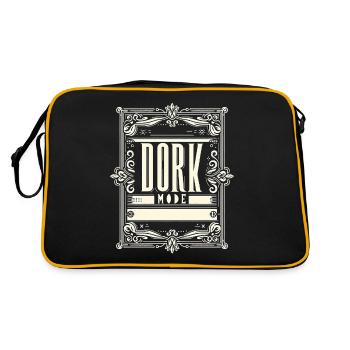Mode Dork 15 - Sac Retro - noir/or - Dos