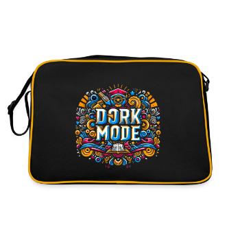 Mode Dork 8 - Sac Retro - noir/or - Dos