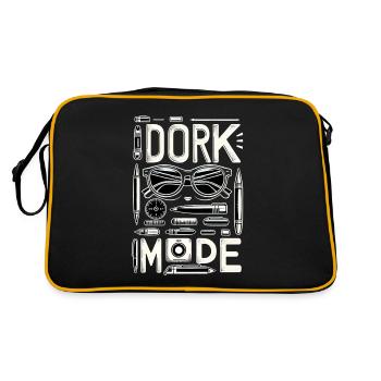 Mode Dork 6 - Sac Retro - noir/or - Dos