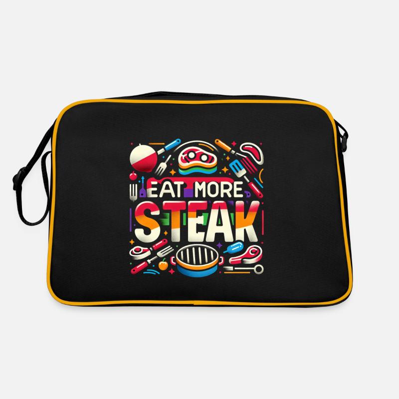 Eat More Steak 9 Retro Bag