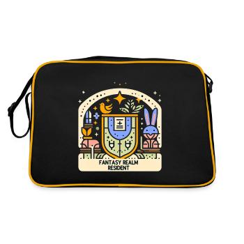 Fantasy Realm Resident - Retro Bag - black/gold - Back