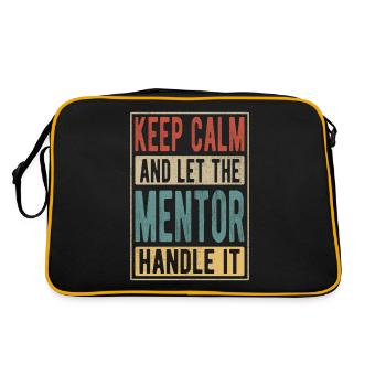 Mentor Retro Gift - Retro Bag - black/gold - Back