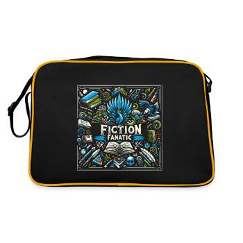 Fanatique de fiction 5 - Sac Retro - noir/or - Dos