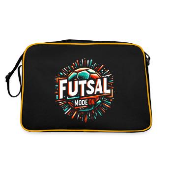 Futsal Mode On 6 - Retro Bag - black/gold - Back