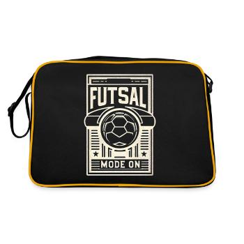Futsal Mode On 7 - Retro Bag - black/gold - Back