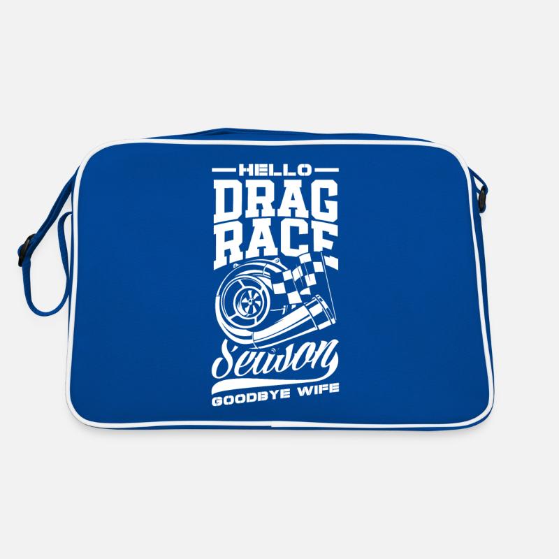 Cadeau de course de voiture drôle de course automobile Sac Retro