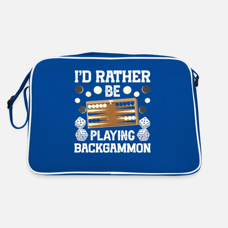 Board Game Funny Backgammon Retro Bag