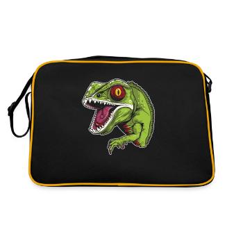 Chameleon Chameleon Angry - Retro Bag - black/gold - Back