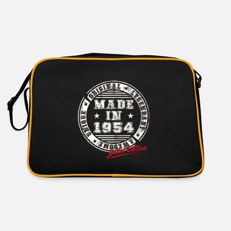 Retro Patch Vintage 1954 Birthday Gift Retro Bag
