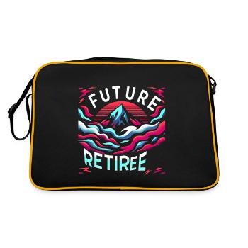 Future Retiree 5 - Retro Bag - black/gold - Back