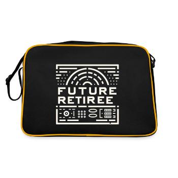 Future Retiree 6 - Retro Bag - black/gold - Back