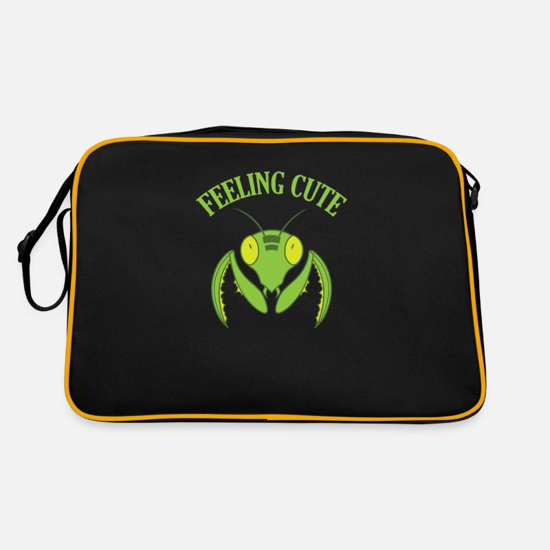 Feeling Cute Mantis Retro Tasche