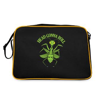 Head going to Roll Mantis - Retro Bag - black/gold - Back