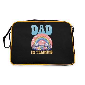 Future Dad Dad In Training - Retro Bag - black/gold - Back
