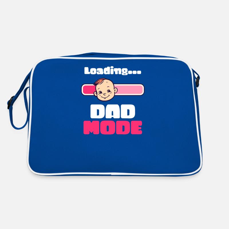 Future Dad Loading Dad Mode Retro Bag