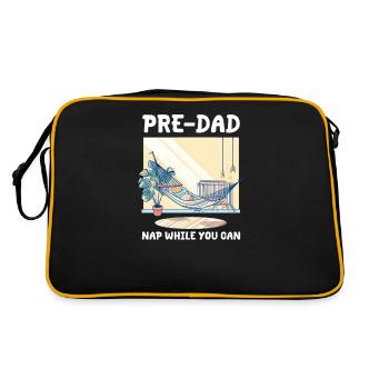 Future Papa Pré-Papa Sieste Pendant que vous le pouvez - Sac Retro - noir/or - Dos