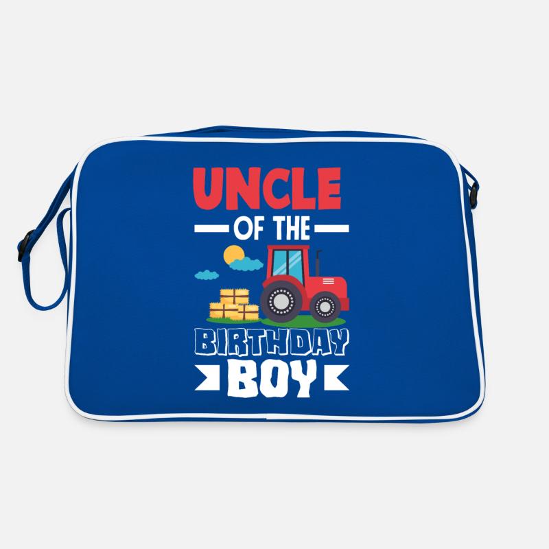 Uncle from Birthday Boy Tractor Retro Bag