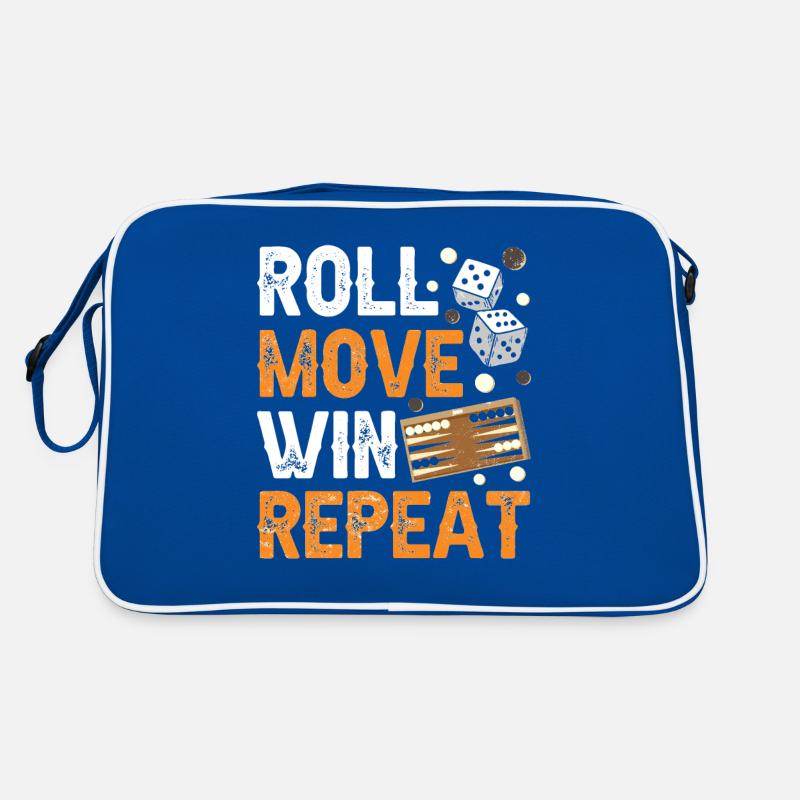 Board Game Funny Backgammon Retro Bag