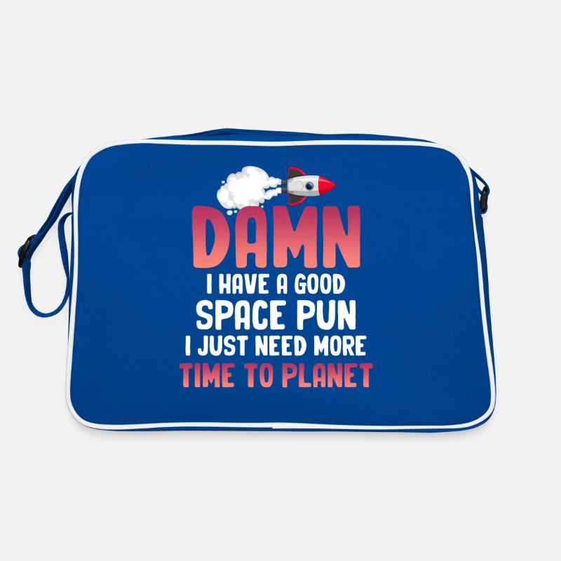Damn, I've got a good space pun Retro Bag