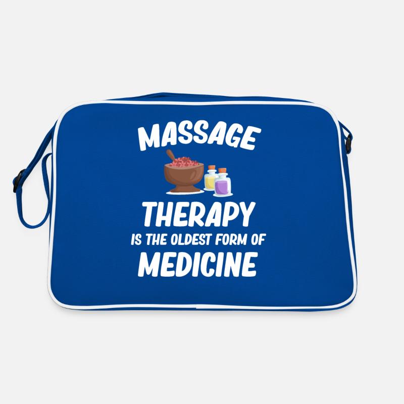 Die Massagetherapie Ist Die Älteste Form Der Retro Tasche