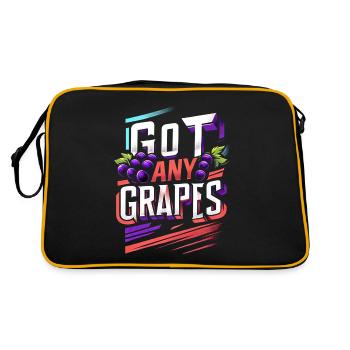 Got Any Grapes 11 - Retro Bag - black/gold - Back