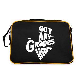Got Any Grapes 7 - Retro Bag - black/gold - Back