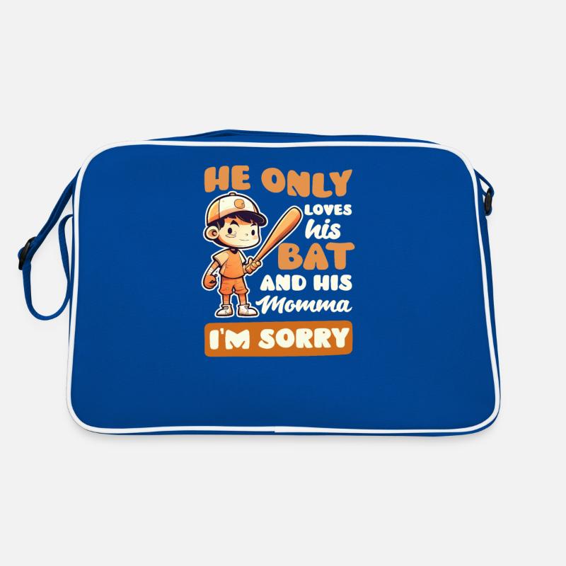 Baseball-Mutter Liebt Schläger Und Seine Mama Retro Tasche