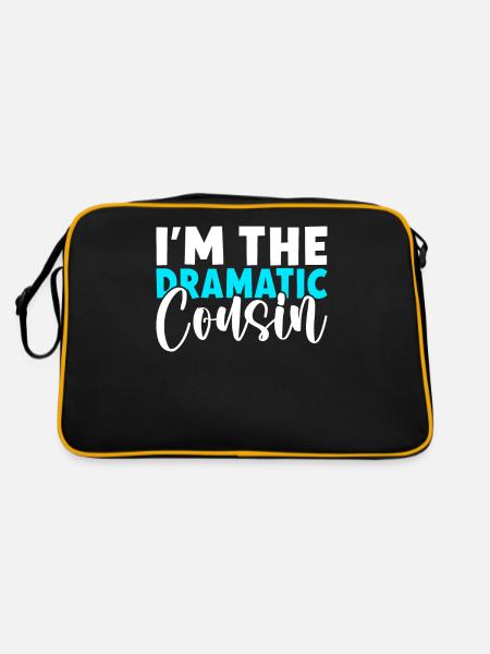 Cousin Gifts - Retro Bag - black/gold - Back