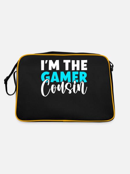 Cousin Gifts - Retro Bag - black/gold - Back