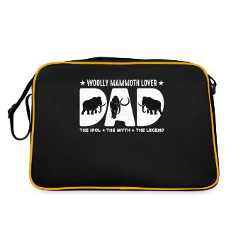 Amant Mammouth Laineux Papa L’Idole L’éléphant - Sac Retro - noir/or - Dos