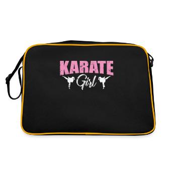 Karate Girl - Retro Bag - black/gold - Back
