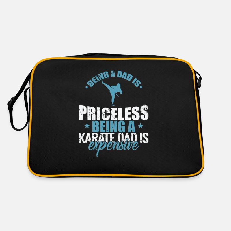 Being a Karate Dad is expensive Retro Tasche