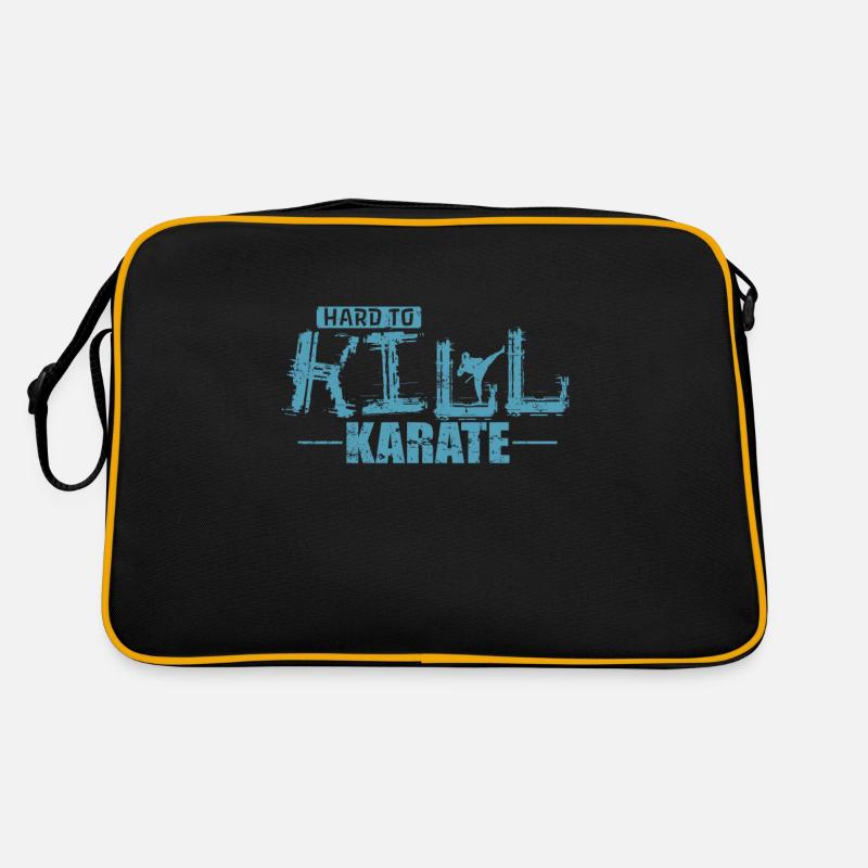 Hard to Kill Karate Martial Arts - Retro Bag - black/gold