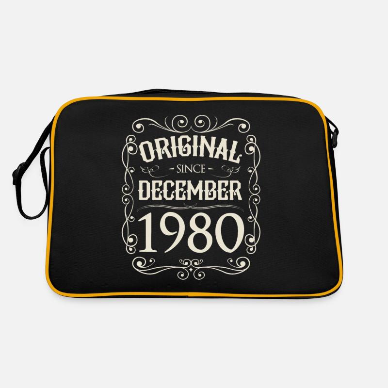 Vintage - Original since Dezember 1980 Geburtstag Retro Tasche