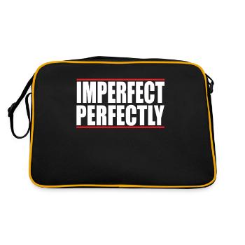 Imparfait Parfaitement - Sac Retro - noir/or - Dos