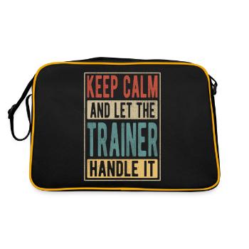 Cadeau rétro Trainer - Sac Retro - noir/or - Dos