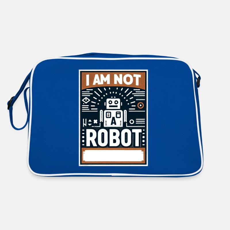 Je ne suis pas un robot 3 Sac Retro