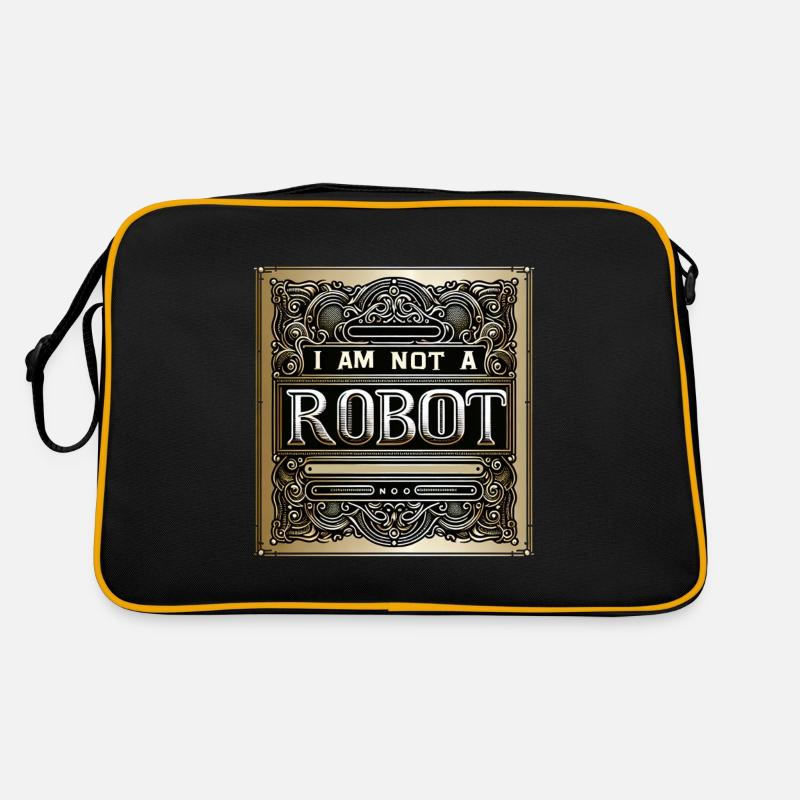 I Am Not A Robot 7 Retro Bag
